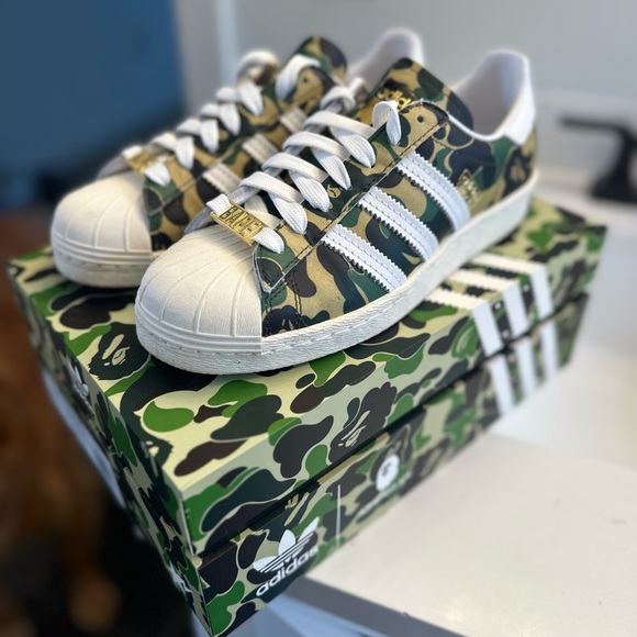 adidas Other - Adidas Superstar 80s Bape Sneakers